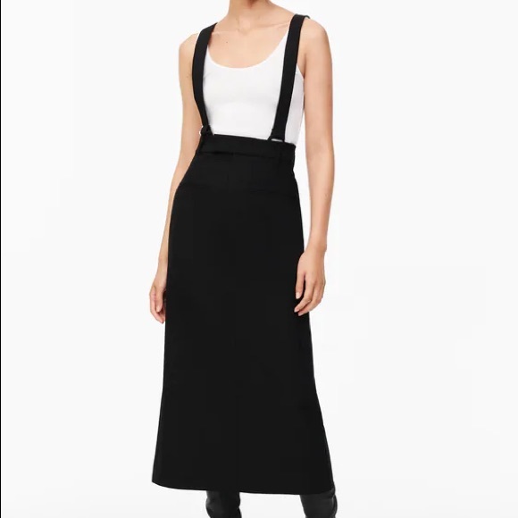 Zara limited edition black skirt with straps - Picture 1 of 7
